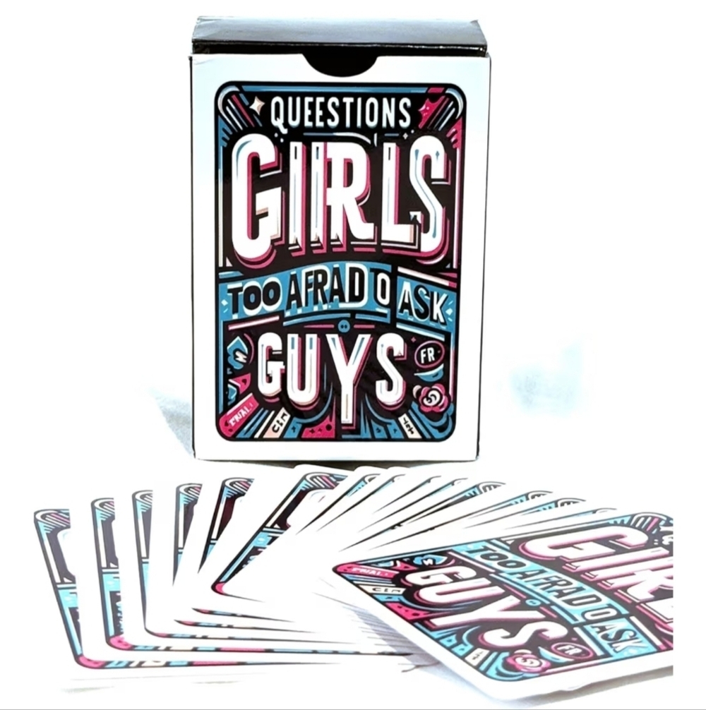 Questions Girls are Too Afraid to Ask Guys | Party Conversation Starter Game | - Picture 5 of 6